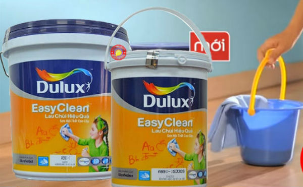 sơn Dulux Easy Clean lau chùi hiệu quả