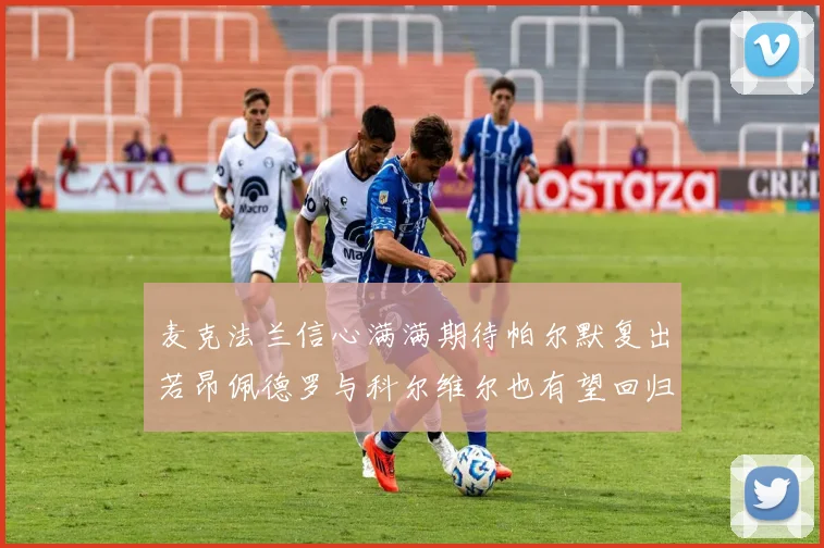 麦克法兰信心满满期待帕尔默复出若昂佩德罗与科尔维尔也有望回归